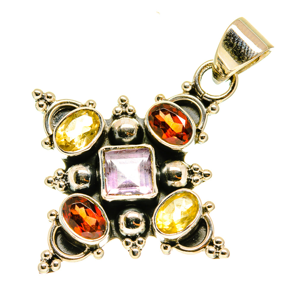 Amethyst Pendants handcrafted by Ana Silver Co - PD3538