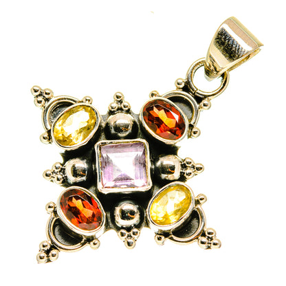 Amethyst Pendants handcrafted by Ana Silver Co - PD3538