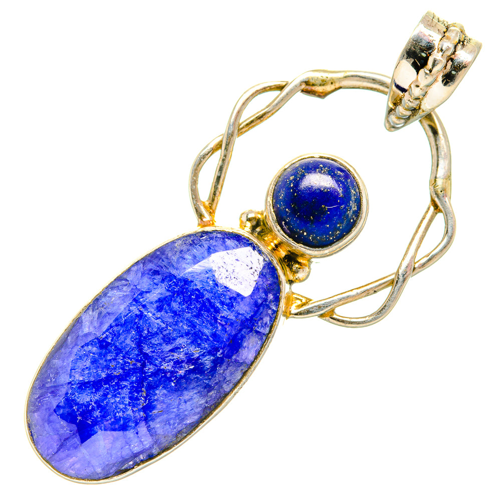 Lapis Lazuli Pendants handcrafted by Ana Silver Co - PD35382 - Photo 2