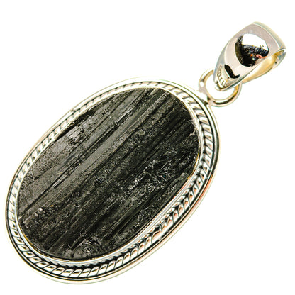 Black Tourmaline Pendants handcrafted by Ana Silver Co - PD35389 - Photo 2