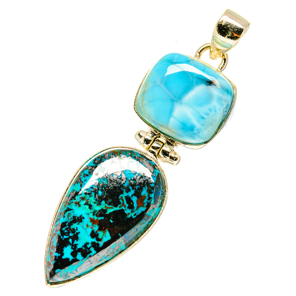 Shattuckite Pendants handcrafted by Ana Silver Co - PD3539