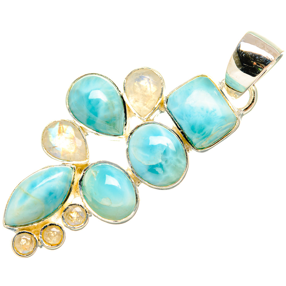 Larimar Pendants handcrafted by Ana Silver Co - PD35401 - Photo 2