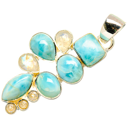 Larimar Pendants handcrafted by Ana Silver Co - PD35401 - Photo 2