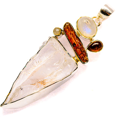 Rainbow Moonstone Pendants handcrafted by Ana Silver Co - PD35405 - Photo 2