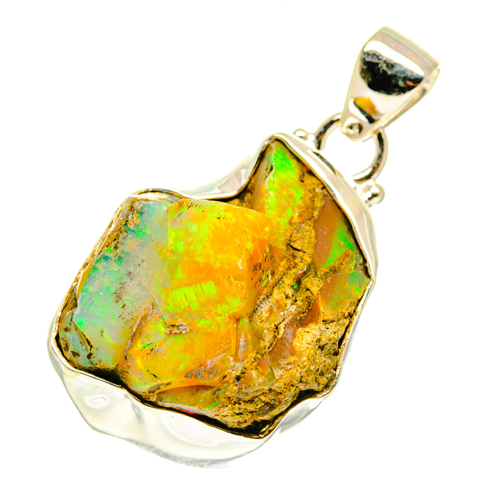 Ethiopian Opal Pendants handcrafted by Ana Silver Co - PD3541