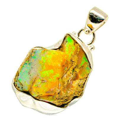 Ethiopian Opal Pendants handcrafted by Ana Silver Co - PD3541
