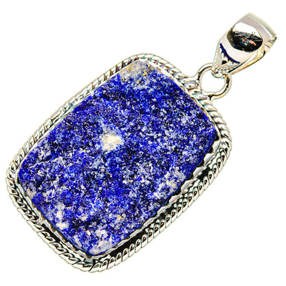 Lapis Lazuli Pendants handcrafted by Ana Silver Co - PD35426 - Photo 2