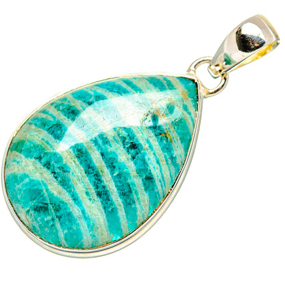 Amazonite Pendants handcrafted by Ana Silver Co - PD35428 - Photo 2