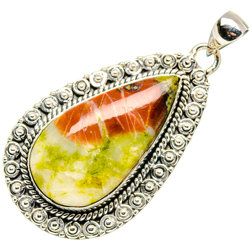 Dragon's Blood Jasper Pendants handcrafted by Ana Silver Co - PD35434 - Photo 2
