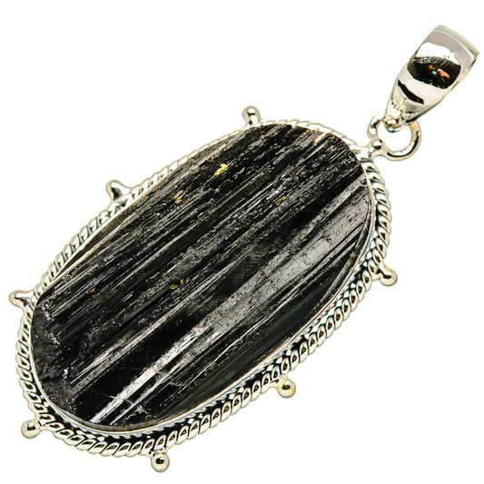 Black Tourmaline Pendants handcrafted by Ana Silver Co - PD35435 - Photo 2