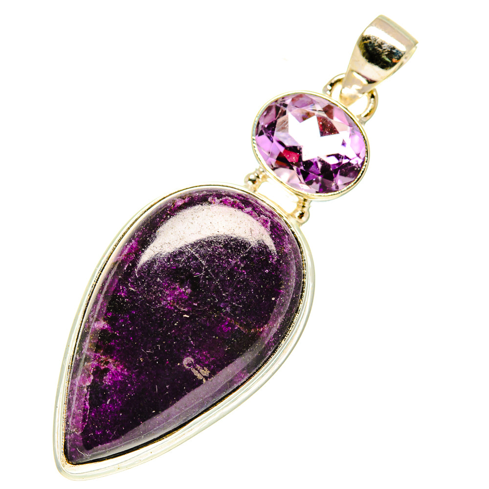 Ruby Fuchsite Pendants handcrafted by Ana Silver Co - PD3544