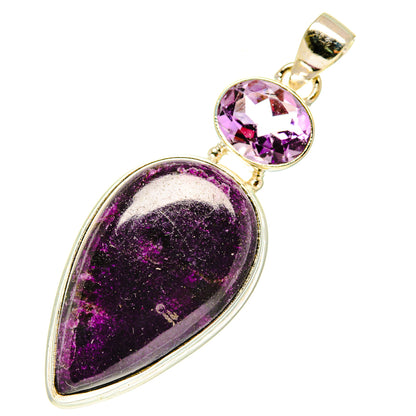 Ruby Fuchsite Pendants handcrafted by Ana Silver Co - PD3544