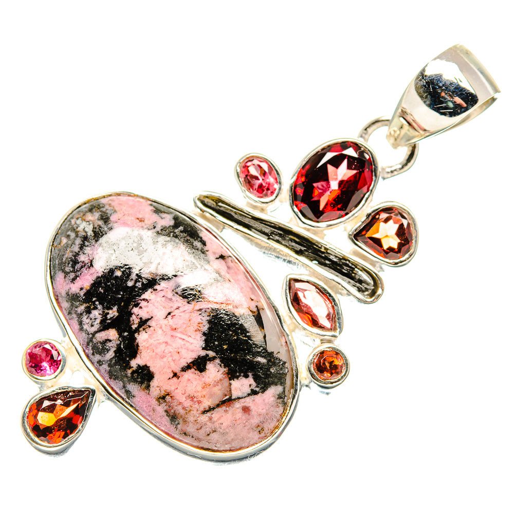 Rhodonite Pendants handcrafted by Ana Silver Co - PD35445 - Photo 2