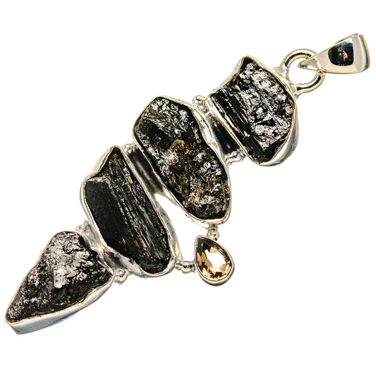 Black Tourmaline Pendants handcrafted by Ana Silver Co - PD35453 - Photo 2
