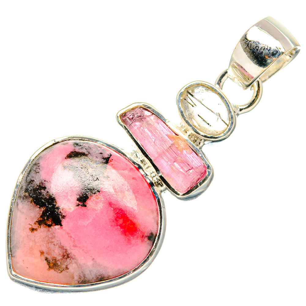 Rhodonite Pendants handcrafted by Ana Silver Co - PD35456 - Photo 2
