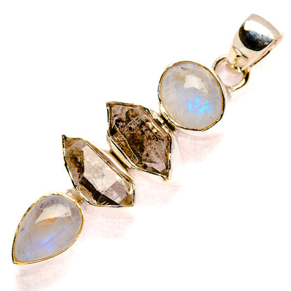 Rainbow Moonstone Pendants handcrafted by Ana Silver Co - PD35458 - Photo 2