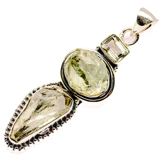 Green Amethyst Pendants handcrafted by Ana Silver Co - PD35459 - Photo 2