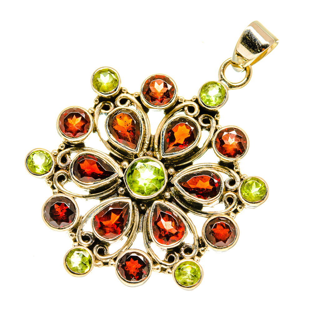 Garnet Pendants handcrafted by Ana Silver Co - PD3546