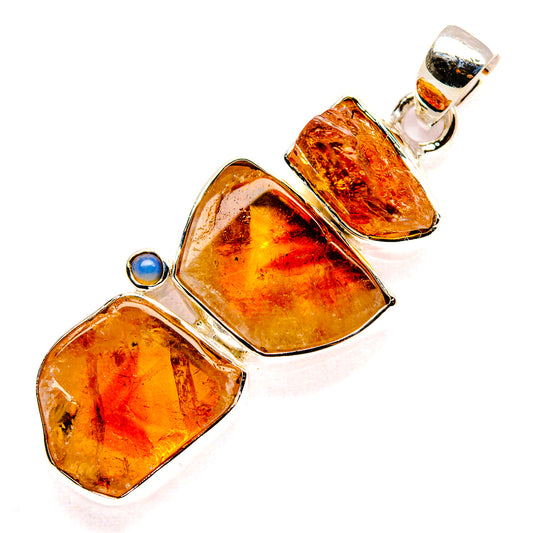 Sunstone Pendants handcrafted by Ana Silver Co - PD35460 - Photo 2