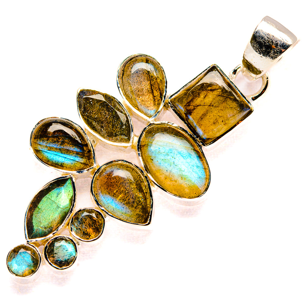 Labradorite Pendants handcrafted by Ana Silver Co - PD35463 - Photo 2