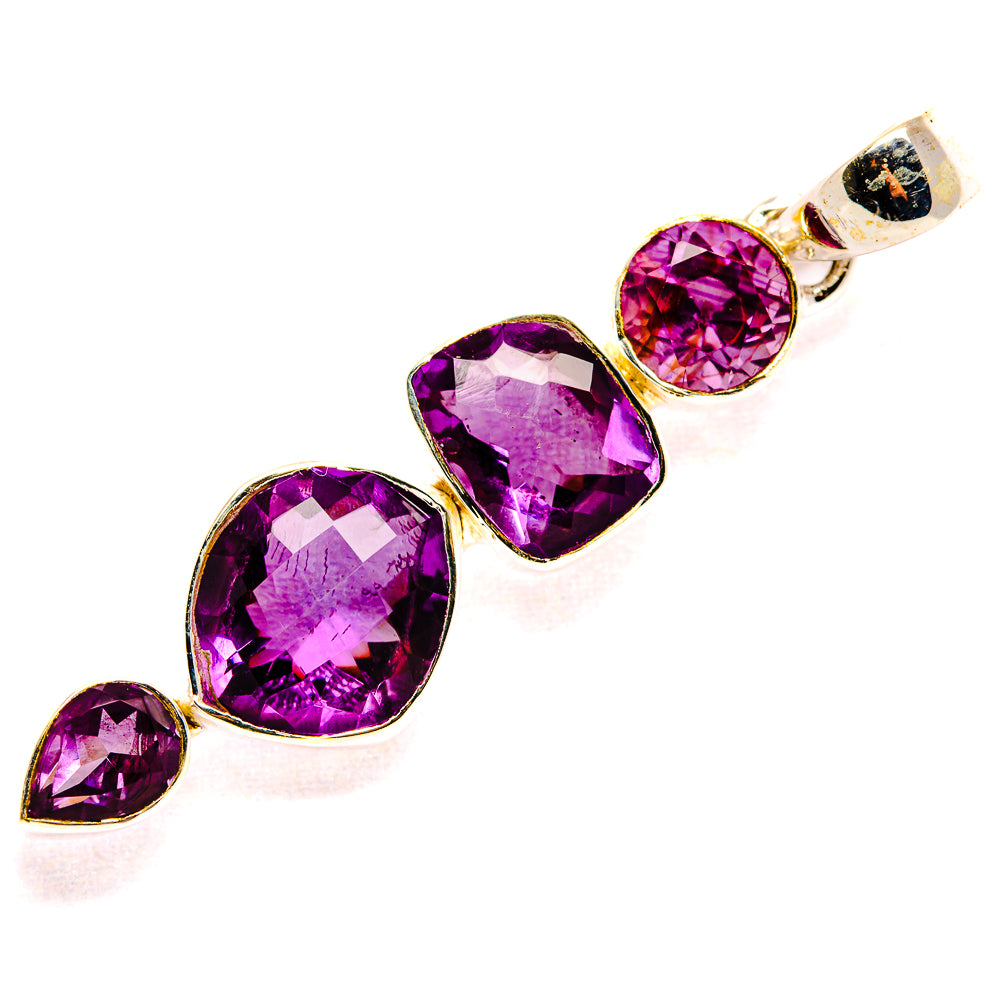 Amethyst Pendants handcrafted by Ana Silver Co - PD35464 - Photo 2