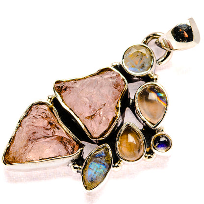 Rose Quartz Pendants handcrafted by Ana Silver Co - PD35468 - Photo 2