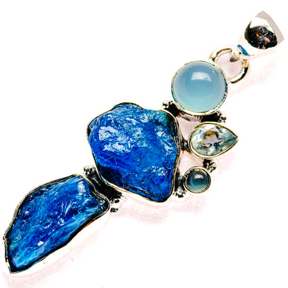 Blue Fluorite Pendants handcrafted by Ana Silver Co - PD35473 - Photo 2