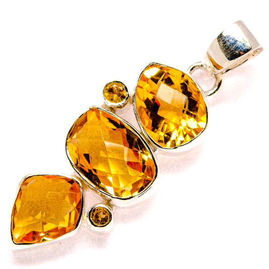 Citrine Pendants handcrafted by Ana Silver Co - PD35475 - Photo 2