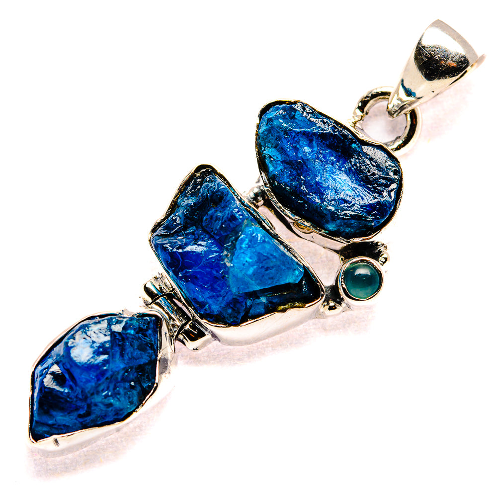 Blue Fluorite Pendants handcrafted by Ana Silver Co - PD35478 - Photo 2