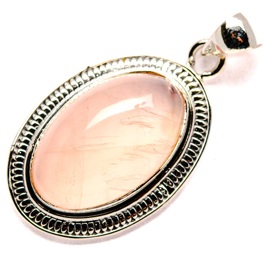 Rose Quartz Pendants handcrafted by Ana Silver Co - PD35487 - Photo 2