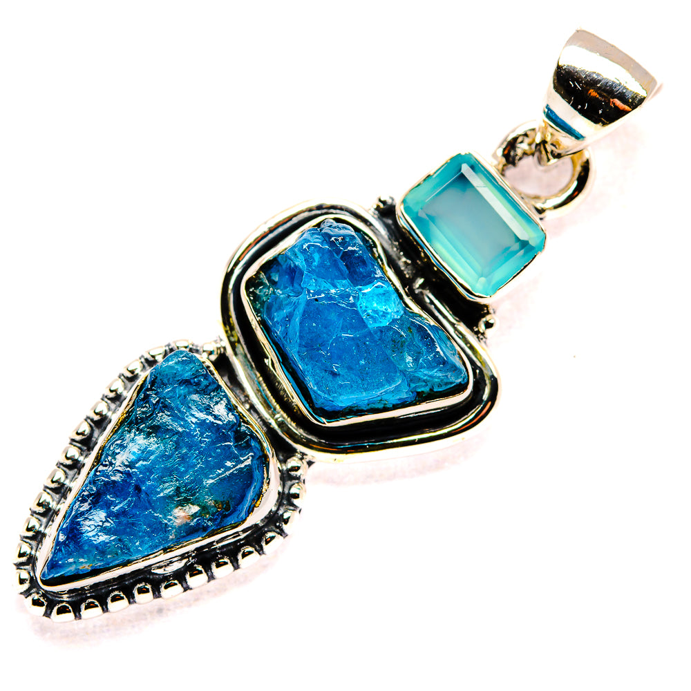 Blue Fluorite Pendants handcrafted by Ana Silver Co - PD35489 - Photo 2