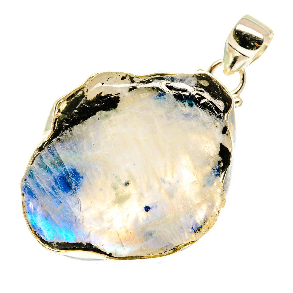 Rainbow Moonstone Pendants handcrafted by Ana Silver Co - PD3550