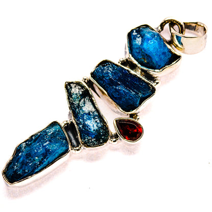 Blue Fluorite Pendants handcrafted by Ana Silver Co - PD35508 - Photo 2
