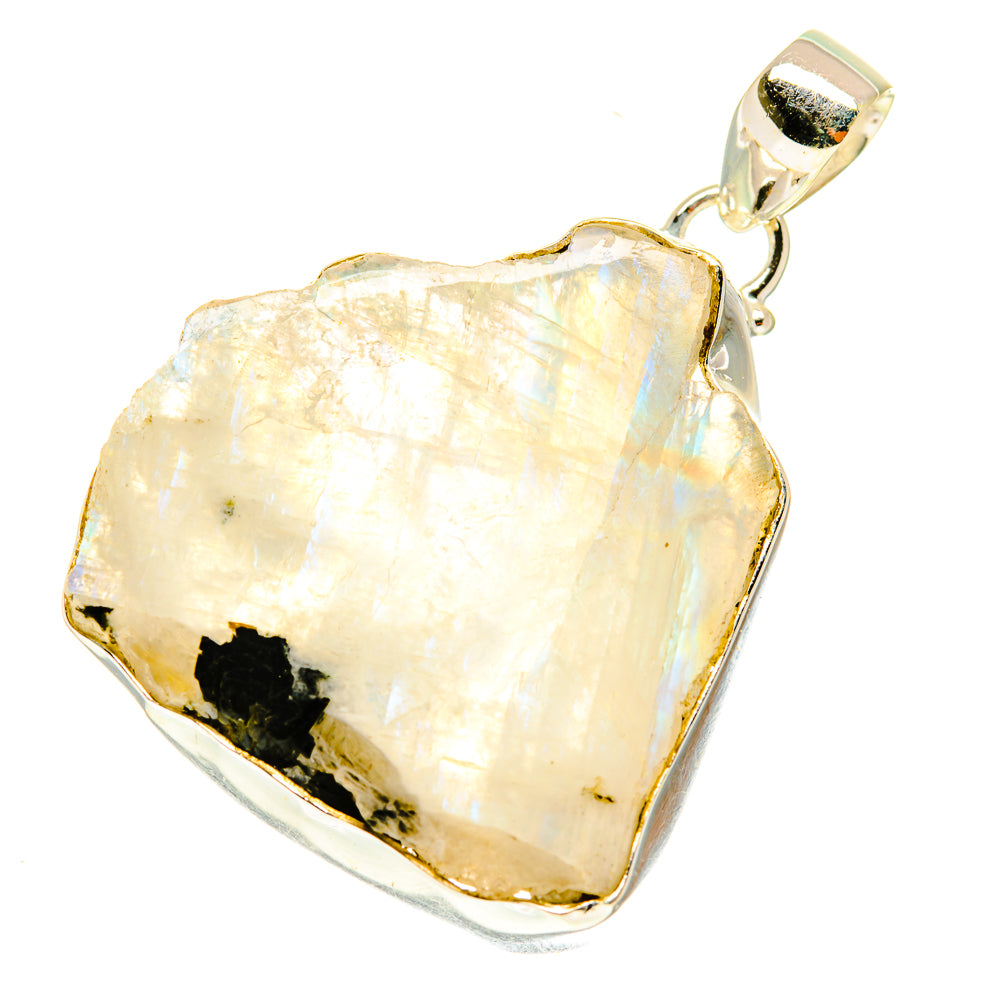 Rainbow Moonstone Pendants handcrafted by Ana Silver Co - PD3551