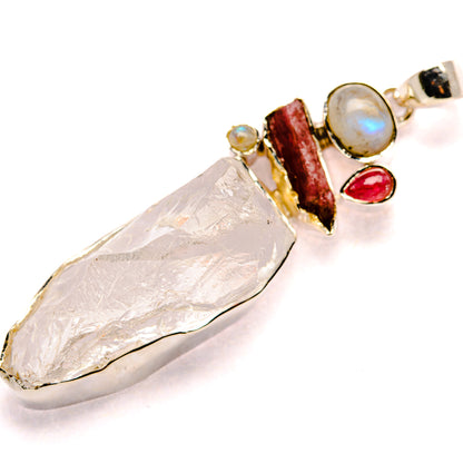 White Quartz Pendants handcrafted by Ana Silver Co - PD35514 - Photo 2