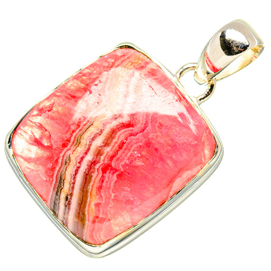 Rhodochrosite Pendants handcrafted by Ana Silver Co - PD35522 - Photo 2