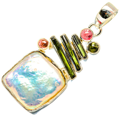 Biwa Pearl Pendants handcrafted by Ana Silver Co - PD35531 - Photo 2