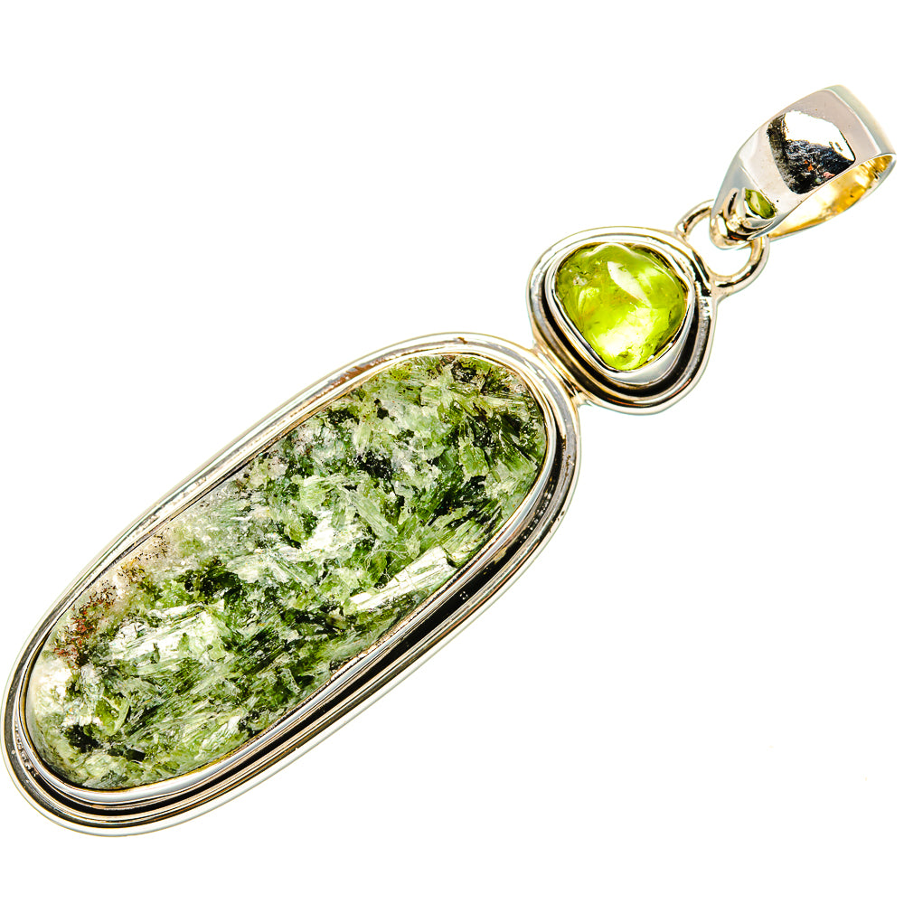 Green Fuchsite Pendants handcrafted by Ana Silver Co - PD35544 - Photo 2