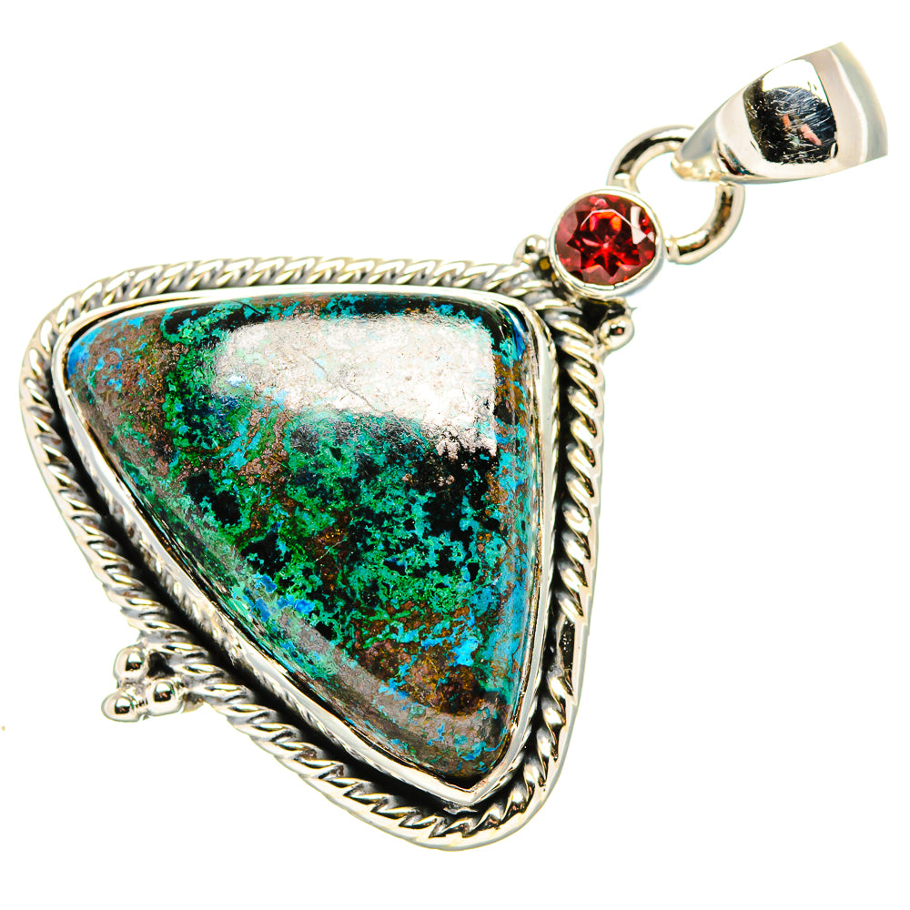 Shattuckite Pendants handcrafted by Ana Silver Co - PD35550 - Photo 2