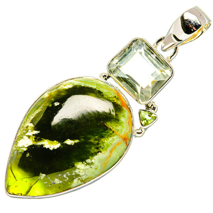 Rainforest Opal Pendants handcrafted by Ana Silver Co - PD35552 - Photo 2