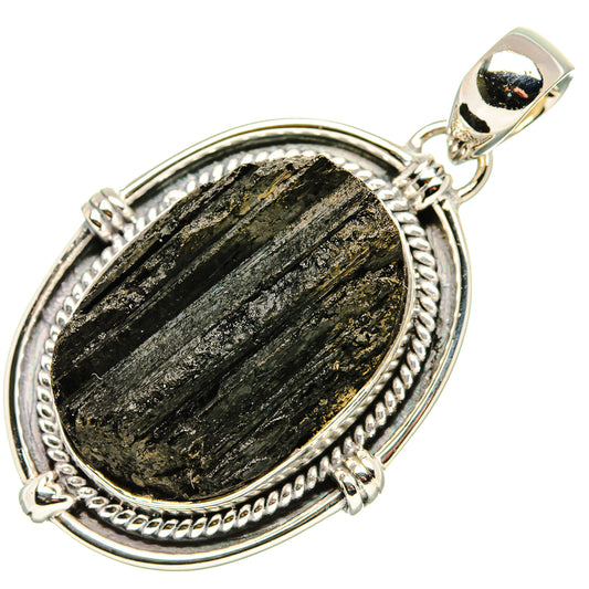 Black Tourmaline Pendants handcrafted by Ana Silver Co - PD35554 - Photo 2