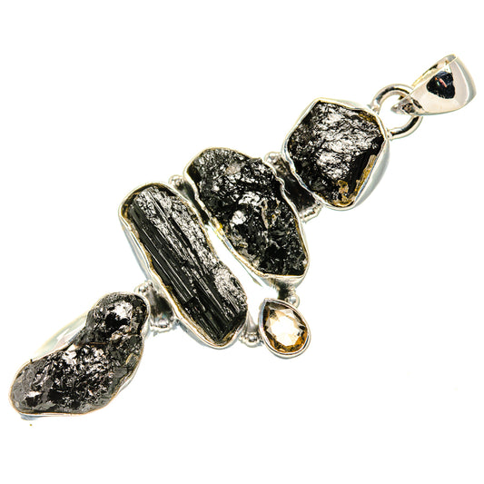 Black Tourmaline Pendants handcrafted by Ana Silver Co - PD35555 - Photo 2