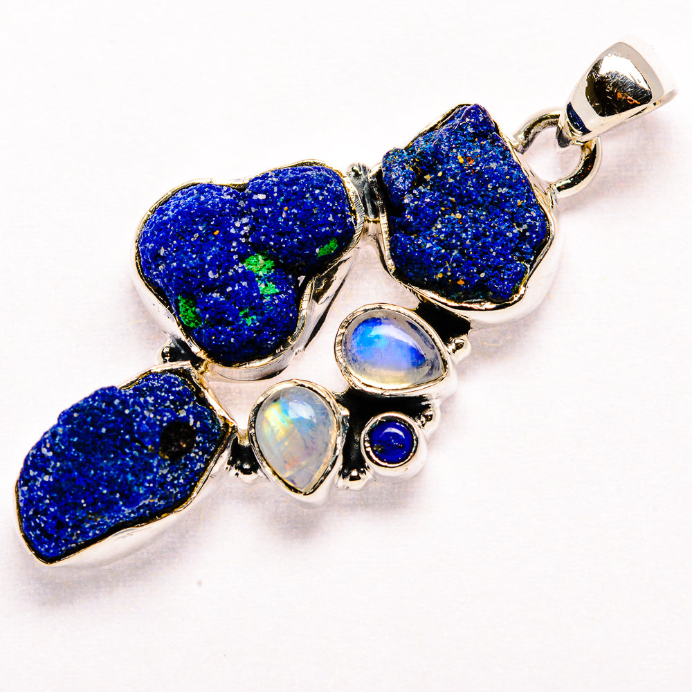 Azurite Pendants handcrafted by Ana Silver Co - PD35557 - Photo 2