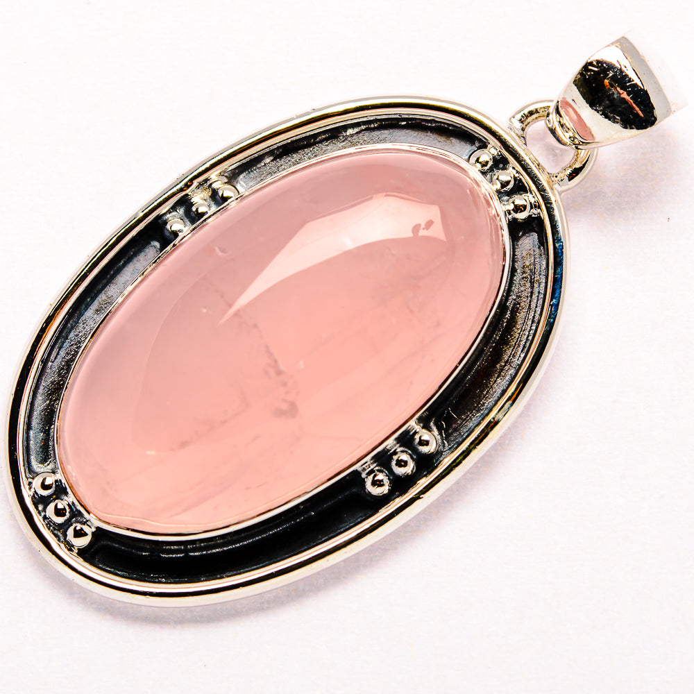 Rose Quartz Pendants handcrafted by Ana Silver Co - PD35558 - Photo 2