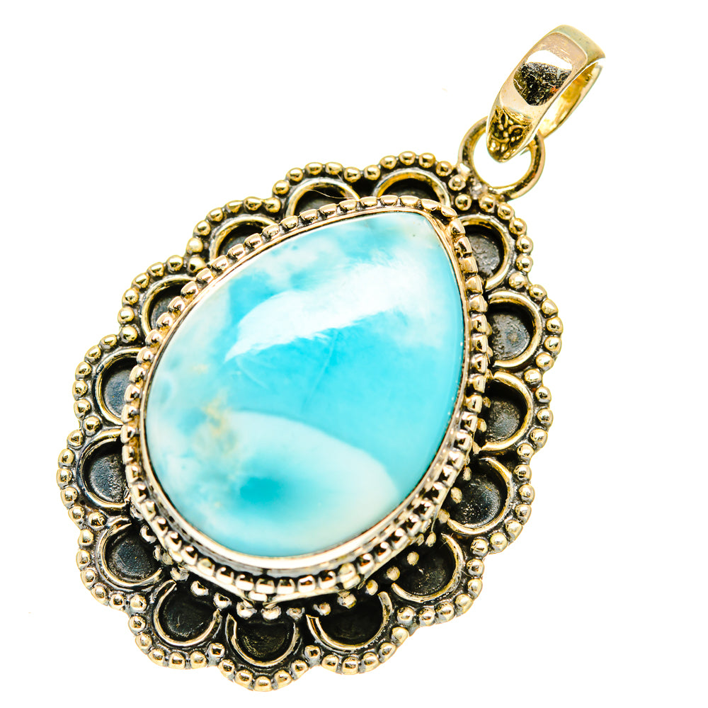 Larimar Pendants handcrafted by Ana Silver Co - PD3556