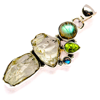 Green Amethyst Pendants handcrafted by Ana Silver Co - PD35573 - Photo 2