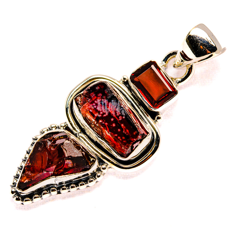 Garnet Pendants handcrafted by Ana Silver Co - PD35579 - Photo 2
