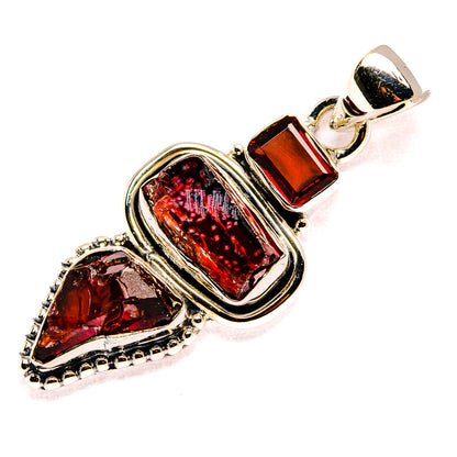 Garnet Pendants handcrafted by Ana Silver Co - PD35579 - Photo 2