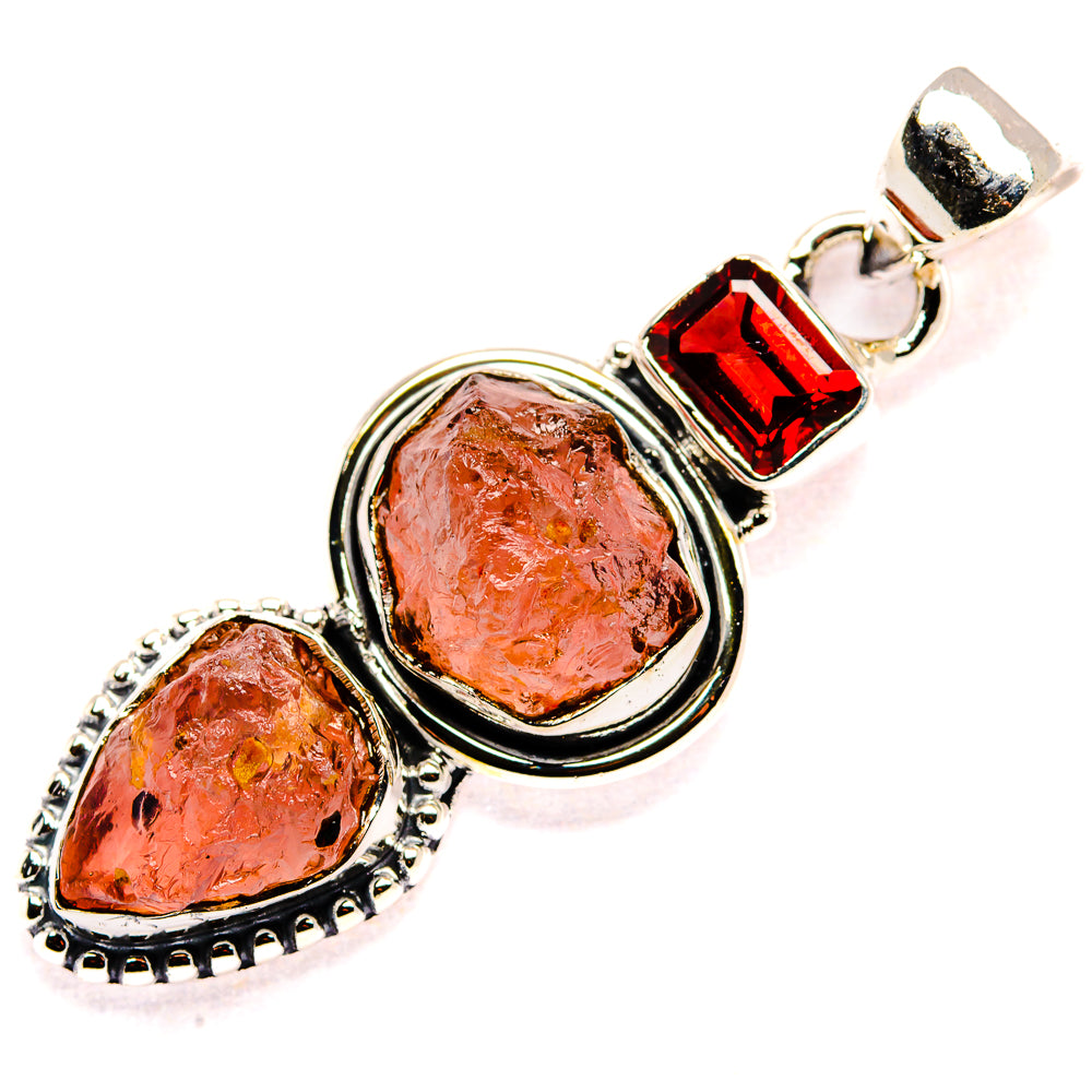 Rose Quartz Pendants handcrafted by Ana Silver Co - PD35580 - Photo 2