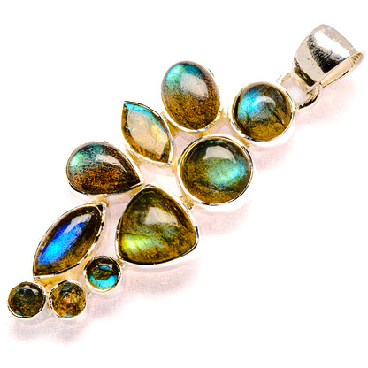 Labradorite Pendants handcrafted by Ana Silver Co - PD35588 - Photo 2